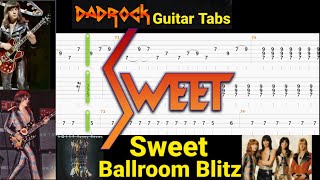 Ballroom Blitz - Sweet - Guitar + Bass TABS Lesson
