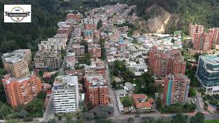 VOLANDO EN DRONE 4K -BOGOTA Y SUS CONTRASTES  LAS DELICIAS DEL CARMEN