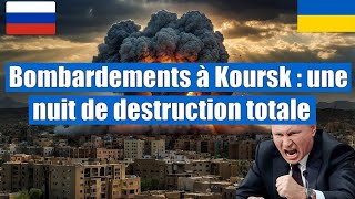 Bombardements à Koursk : Su-34 en action, une nuit de destruction totale !