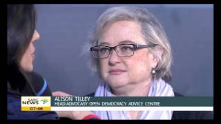 Alison Tilley on Blikkiesdorp situation #ElectionsonSABC