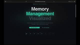 Dynamic Memory Management Visualizer | OS Project.
