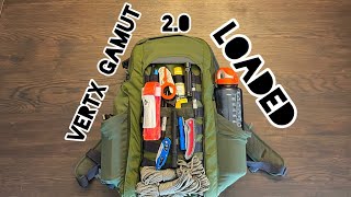 EDC Back pack Load Out-Everyday Carry Bag- VERTX GAMUT 2.0 Review