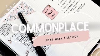 Sterling Ink Commonplacing | 2025 episode 1