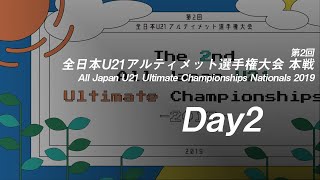 第2回全日本U21アルティメット選手権大会 本戦・決勝戦 (Day2 12/15）