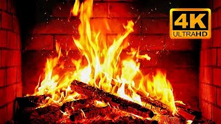 🔥 Fireplace 4K UHD! Fireplace with Crackling Fire Sounds. Fireplace Ambience 🔥🔥🔥