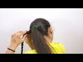 simple u0026 stylish self bun hairstyle for thin hair easy hairstyle for long hair daily hairstyles