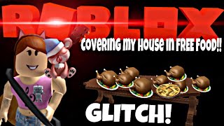 Free House Bloxburg Videos 9tube Tv - roblox bloxburg covering my house in free food o o