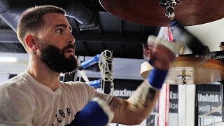 CALEB PLANT - FAST HANDS ON THE SPEED BAG WHILE TRAINING FOR CANELO ALVAREZ