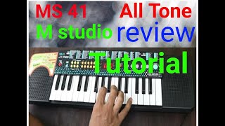 MS 41-M Studio Casio keyboard All Tone Review 2022//All function//Full Demo Casio//LM Casio//tasha