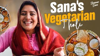 Naa Chetulara Andhra Vantakam | Delicious Veg Andhra Bhojanam | Sana Thaali | Shanoor Sana