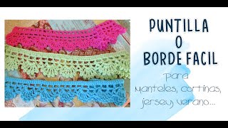 Puntilla a crochet