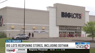 Big Lots Reopening Stores Including Dothan Location