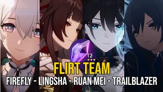 FLiRT Team | E0S1 Firefly (0 cycle) New MoC Exo Toughness | Honkai Star Rail