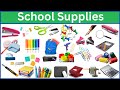 School Supplies Vocabulary || 100 Classroom Vocabulary