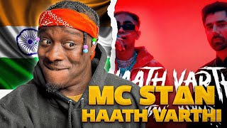 MC STΔN X @KSHMRmusic  - HAATH VARTHI 🇮🇳🔥(Official Video) | 2023 REACTION