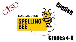 Garland ISD: 2026 Spelling Bee-English 4th-8th Grade