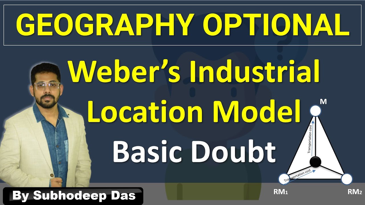 Weber's Industrial Location - Common Doubts | Geography Optional | UPSC ...