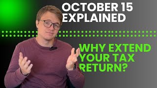Tax Extensions 101 - the Good and the Bad!