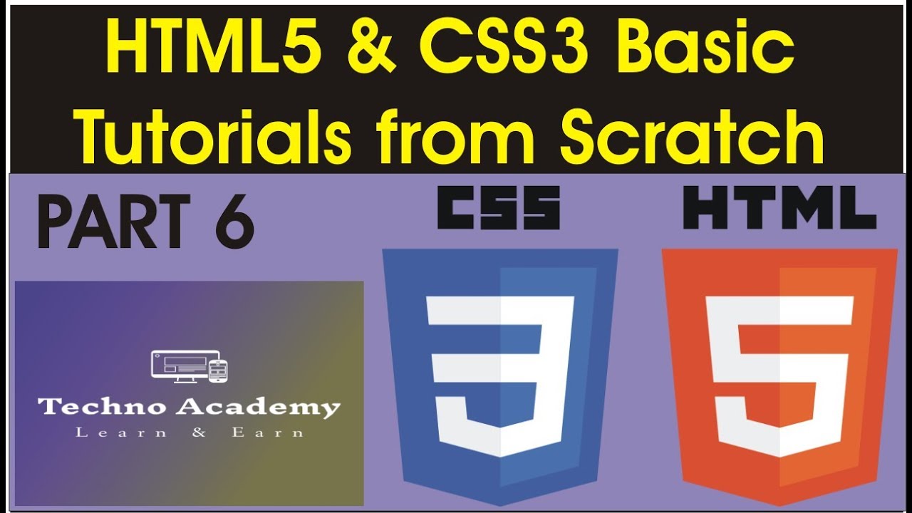 Tutorial #6 For Beginners How To Build Web Pages With HTML, CSS ...