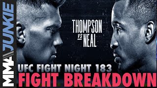 Stephen Thompson vs. Geoff Neal prediction | UFC Fight Night 183 breakdown