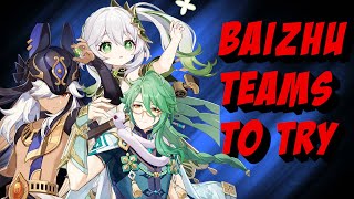 Best teams you need to try for Baizhu | Genshin Impact