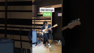 베이스 옛날줄 VS 새줄 차이는?? 🤔🎸 Old Strings VS New Strings on Bass🎸