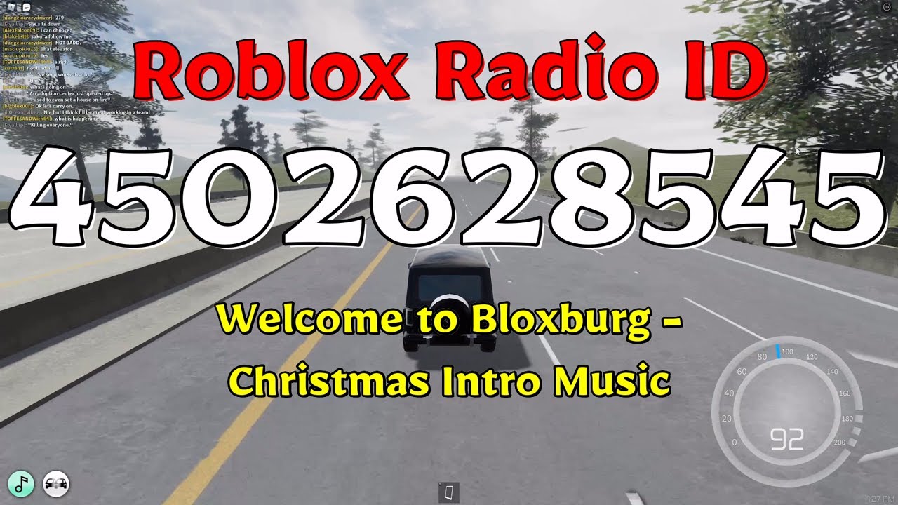 Welcome To Bloxburg - Christmas Intro Music Roblox ID - YouTube