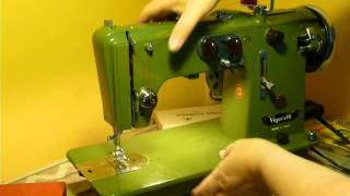 NIFTYTHRIFTYGIRL: The very coolest sewing machine: a VIGORELLI Robot ZZ/A sewing machine