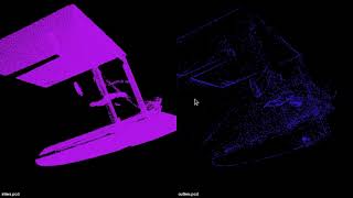 point cloud library tutorial example - statistical removal