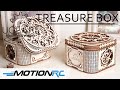 UGears Treasure Box Mechanical 3D Wooden Model Kit | Motion RC