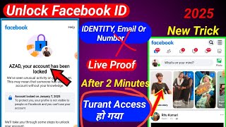 facebook unlock kaise kare 2025|how to unlock facebook account identity|facebook account locked code