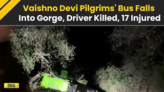 JK News: Driver Dead, 17 Injured After Bus Returning From Vaishno Devi Fell Into Gorge In Manda