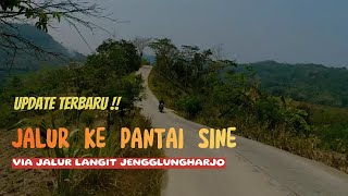 Latest!! Journey to Sine Beach via Jengglungharjo Sky Toll Road