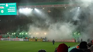 23#003 | Support, Choreo & Pyro ~ 1.FC Union Berlin - VfL Wolfsburg 2:1 (31.01.2023)
