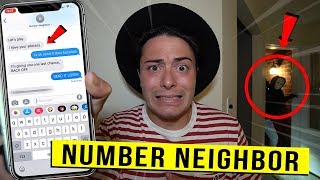 (SCARY) DO NOT TEXT NUMBER NEIGHBOR AT 3 AM CHALLENGE!! *GONE WRONG*