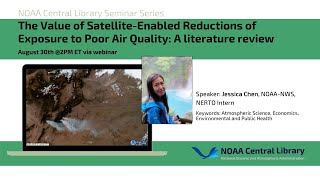 The Value of Satellite Enabled Reductions of Exposure to Poor Air Quality: A literature review