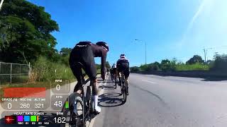 55 Cycling, Chiang Mai. High Speed in the group to Mug Cafe.