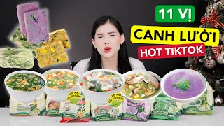 [REVIEW] 11 VỊ CANH ĂN LIỀN ISOUP | Khoai mỡ, riêu cua, canh chua, cải xoong, cải chua nấu thịt..vv.