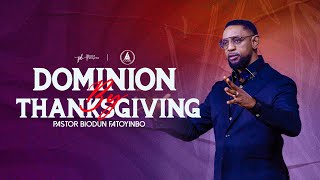 Dominion by Thanksgiving | Pastor Biodun Fatoyinbo | COZA Sunday Service | 16-02-2025