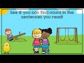 what is a noun nouns for kindergarten first grade