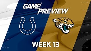 Indianapolis Colts vs. Jacksonville Jaguars | NFL Week 13 Game Preview