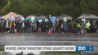California nurses, health care professionals plan possible Kaiser strike