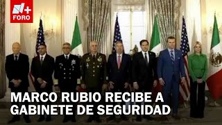 Gabinete de Seguridad de México se reúne con gobierno de Donald Trump - A Las Tres