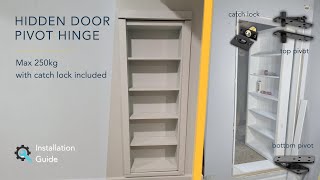 How to Install a Hidden Door Pivot Hinge | DIY 360° Concealed Hinge Tutorial