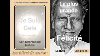 Je suis Cela 16 : L'absence de désir, la plus grande félicité