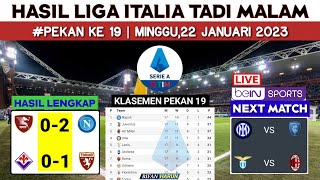 Hasil Liga Italia Tadi Malam - Salernitana vs Napoli -Klasemen Serie A 2023 Terbaru| Bola Tadi Malam