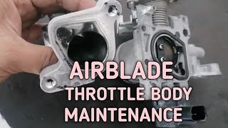 airblade150 maintenace throttle body cleaning