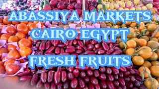 fresh fruit abbasiya market cairo