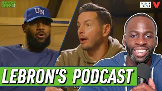 Draymond Green reacts to LeBron James & JJ Redick’s new podcast partnership