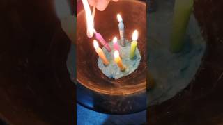 crushing colorful candles| #crushingcandles #crushing #crush #shorts #shortfeed #candlestickcrush